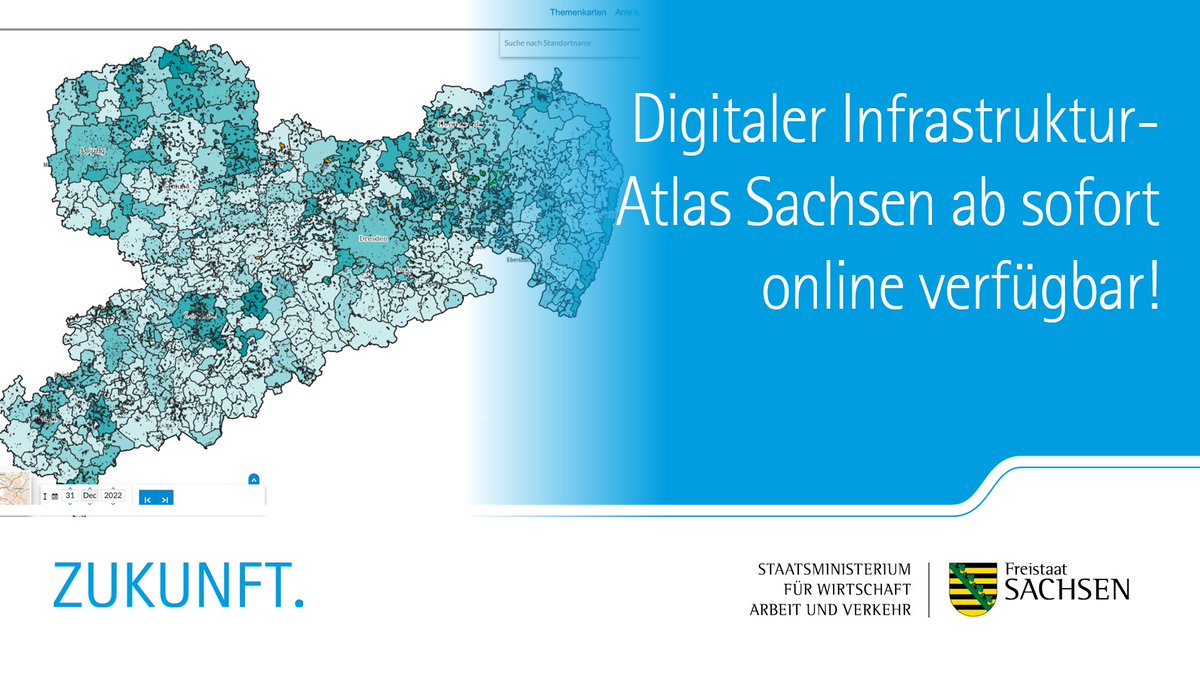 🌍👩‍💻 Der Digitale Infrastrukturatlas #Sachsen ist jetzt live! Interaktive Karten liefern Infos zur Internetversorgung und Breitbandausbau im Land. Ein modernes Geoinformationssystem für Bürgerinnen und Bürger, Unternehmen und Verwaltung.
ℹ️ isa.sachsen.de