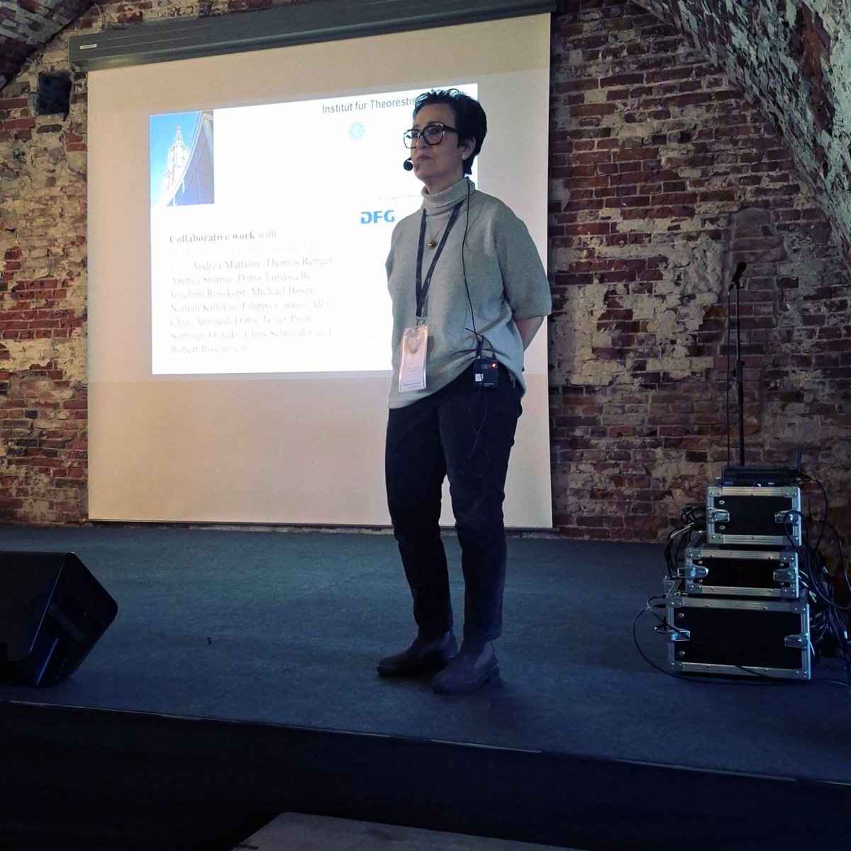 qubit_ulm's tweet photo. Amazing start of the 3rd Nordic Quantum Life Science Roundtable with our dear Susana Huelga presenting the latest research on the role of coherent effects in biological processes🍃✨It was a pleasure @SabManis and @AlgorithmiqLtd ✨#quantum #QuantumComputing #QuantumBio https://t.co/RjydKy5sBh