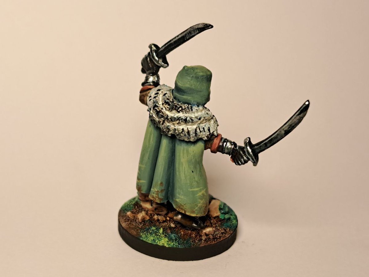 PCDcomics's tweet photo. Old year 2000 @reapermini Dark Heaven Legends line miniatures  rebased and repainted for old times' sake.
My main D&amp;D 3.5 character Dalath and his trusty she-wolf Laika.
#miniaturepainting #RPG #d&amp;d https://t.co/FImi0UFTuq