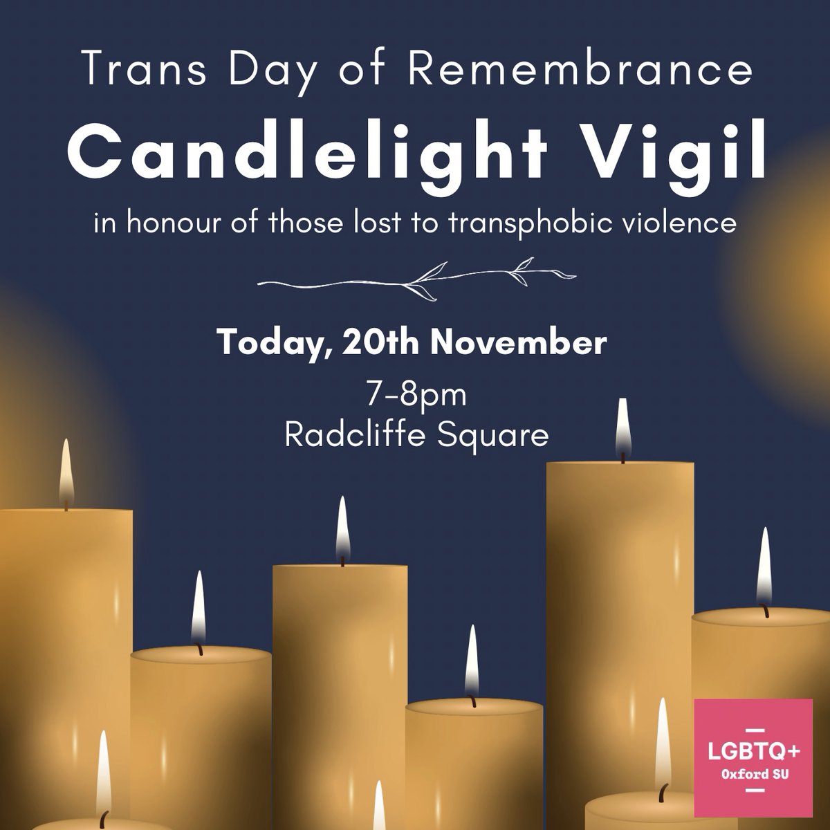 OxfordSU_LGBTQ's tweet photo. More information about our vigil this evening. Please do come along if you can, and don’t hesitate to ask questions. 

#TDoR2023 #TDOR https://t.co/MePSvuHfhy