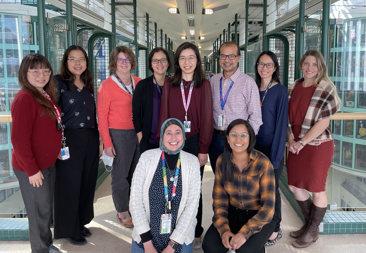 SickKidsRx's tweet photo. Our Pharmacy department winners at the @CSHP_OB AGM include @ErinChungRPh, TDM coordinator, (second row centre) for innovative technology award for her leadership in a Five-year Technology Optimization of the TDM Pharmacy Service using Innovative Electronic Tools https://t.co/s5pHavipJN
