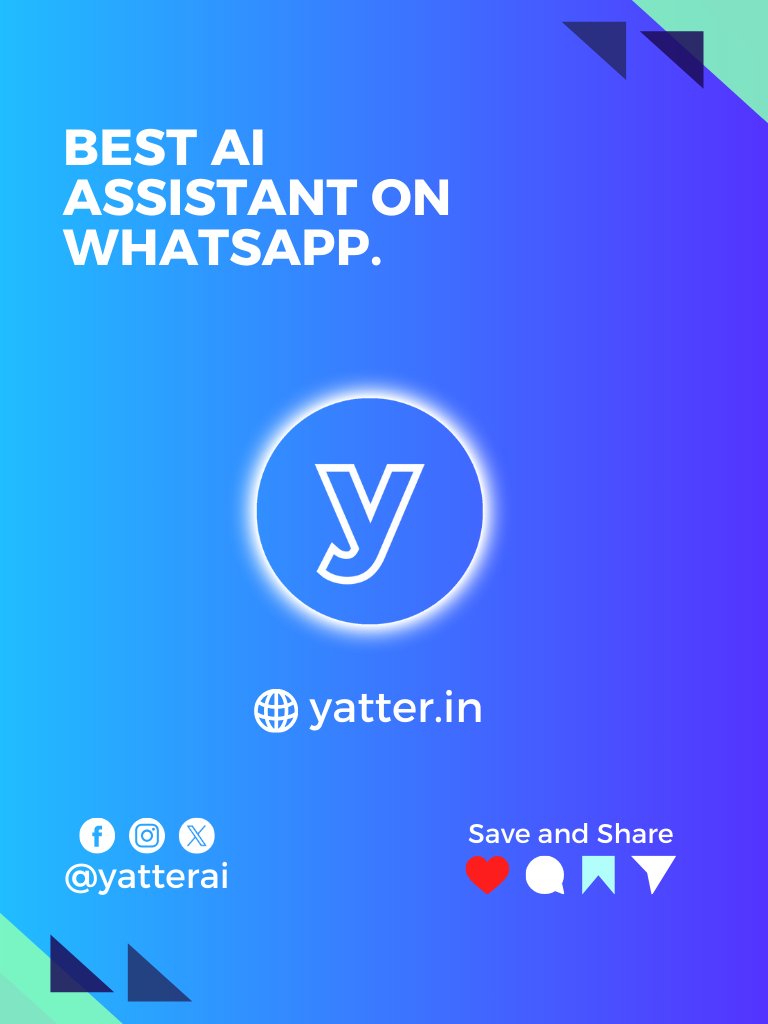 YatterAI's tweet photo. Discover the best Yatter AI deals at your fingertips! Simply type '.offer' or pick 'Offer' from the menu for a peek at our newest, unbeatable offers. Get ready to be amazed!
#chatGPTTurbo #yatter #data #tech #Updates #learning #digital #socialmedia #gadget #machinelearning https://t.co/LvcQEp6EBO