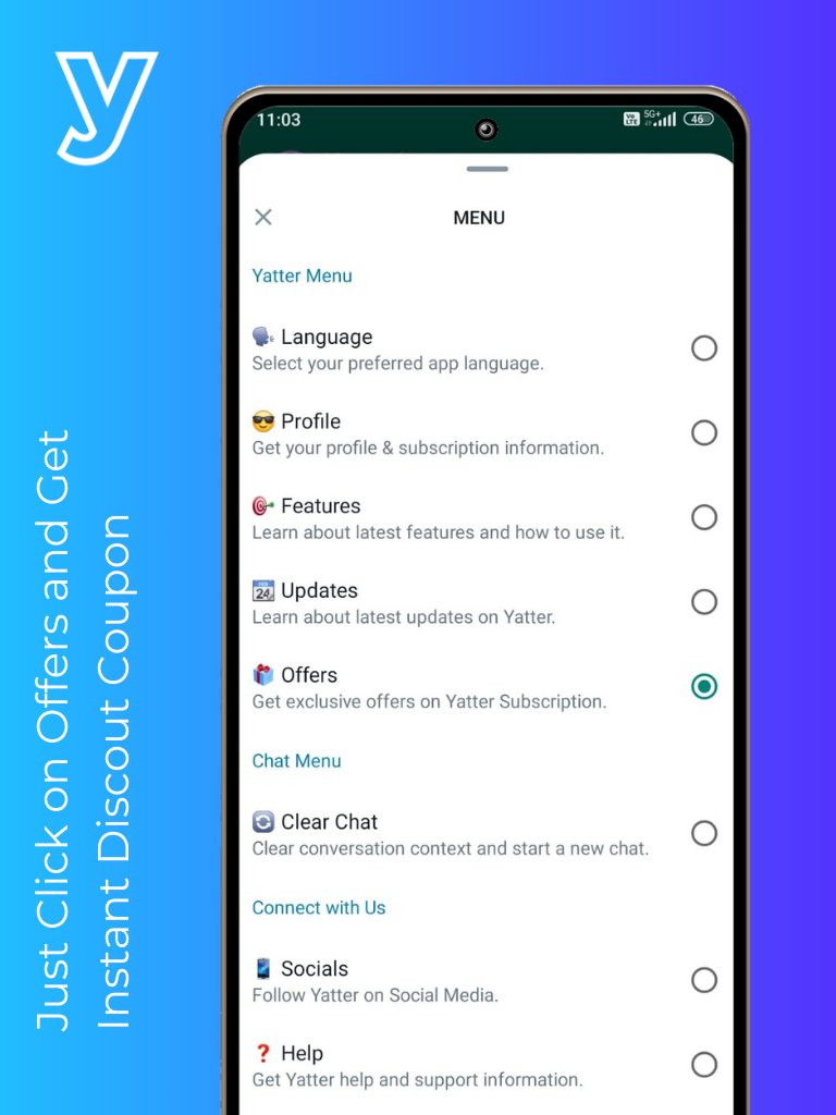 YatterAI's tweet photo. Discover the best Yatter AI deals at your fingertips! Simply type '.offer' or pick 'Offer' from the menu for a peek at our newest, unbeatable offers. Get ready to be amazed!
#chatGPTTurbo #yatter #data #tech #Updates #learning #digital #socialmedia #gadget #machinelearning https://t.co/LvcQEp6EBO