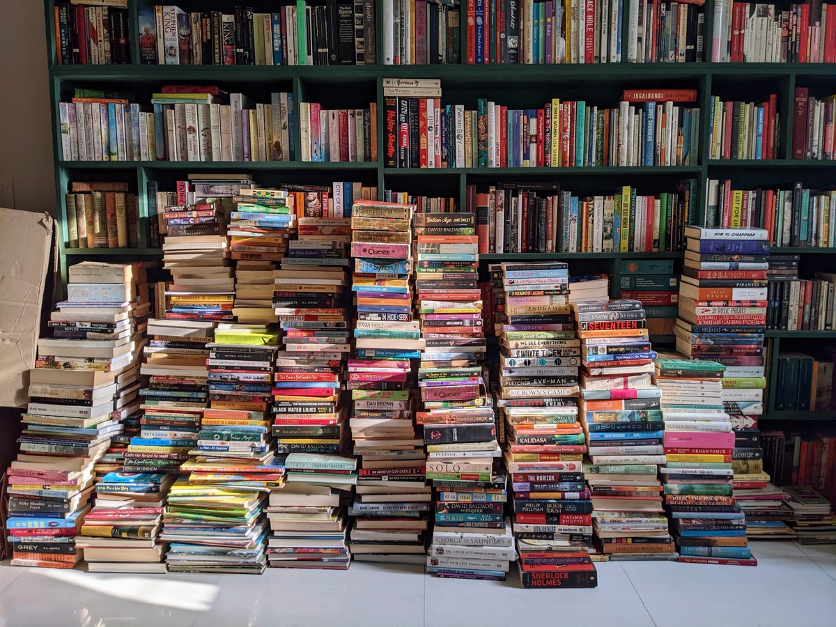 Only 6 days remain for #TheAnnualBookandBakeSale, where we sell fantastic pre-loved books at incredibly low prices (avg. Rs 30 to 250), and all proceeds are donated to a cause. This year, we have over 4k books generously donated by authors, historians, politicians & book lovers.