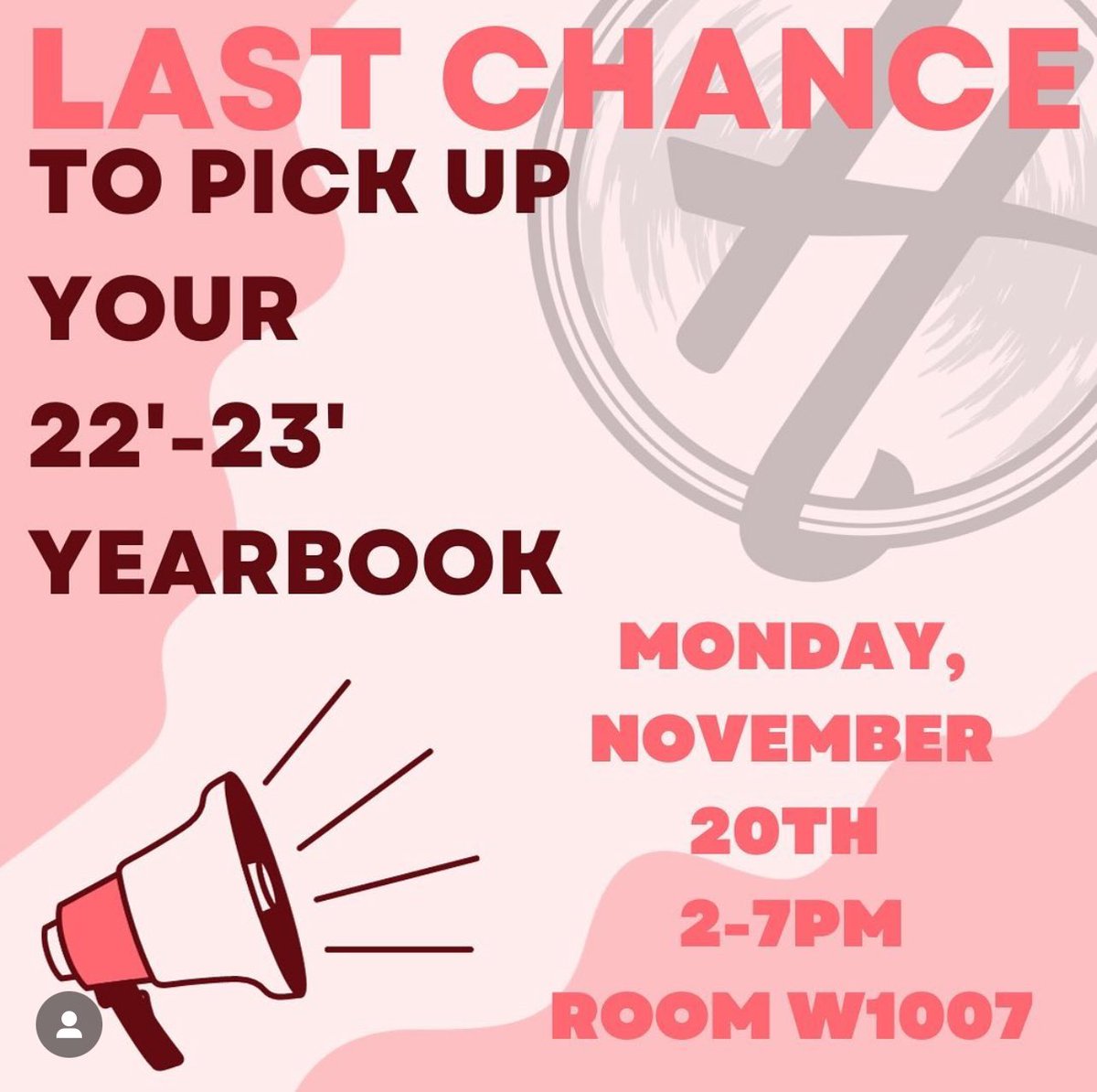 ‼️RAIDERS‼️ Have YOU picked up YOUR 22’-23’ yearbook?? If not, DON’T miss out on YOUR LAST CHANCE to pick it up on MONDAY NOVEMBER 20TH from 2-7PM 

‼️REMINDER‼️ ANYONE can pick YOUR book for YOU whether that be a friend, neighbor, parent, ect. !!