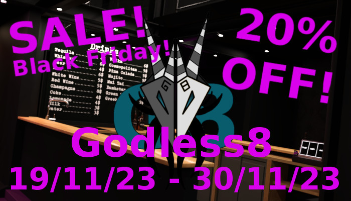 Godless811's tweet photo. Black Friday!!! 20% off my store on Renderotica
https://t.co/thF3PAOIPj https://t.co/GoC9w1lzvp