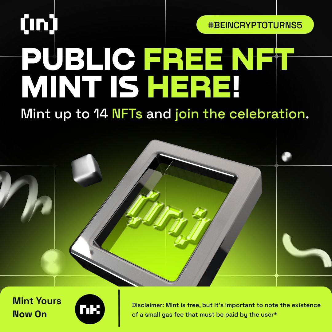🎉 TODAY'S THE DAY! The Public Free Mint for the Anniversary NFTs is now LIVE. 

👉 Head over to <a href="/NiftyKitApp/">NiftyKit</a> and mint your piece of history. 

14+ artists representing different parts of the world🗺️ 

Claim Yours Now on NiftyKit: app.niftykit.com/collections/be… 

📅 Stay tuned for the