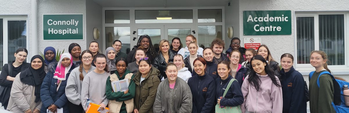 Today we are delighted to welcome 32 new first year general nursing students. We look forward to supporting their learning and development in collaboration with @DCUSNPCH. Wishing them the very best of luck on their first clinical placement @ConnollyNursing