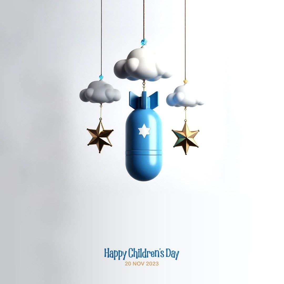 Anali_124's tweet photo. International Children's Day can be a happy day for all the children in the world except for the children of Gaza who are massacred by a murderous regime
#WorldChildrensDay
#ChildrensDay2023 https://t.co/5DeXVKIQo9