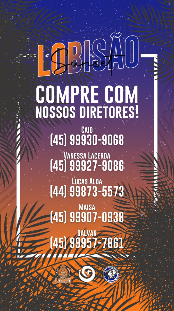 aaautlobao's tweet photo. Ainda não garantiu seu ingresso???

Compre com um de nossos diretores sem taxa!!!

Vem pra Lobisão que é esse sábadoooo🧡🖤 https://t.co/3QsMcnmzvn