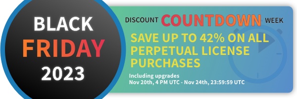 The clock has started ticking for our discount countdown with a whopping 42% off. 

But with every second the clock ticks, the discount drops - until it vanishes at the stroke of Black Friday’s end at midnight. Get your license now!

More details here: non-lethal-applications.com/blog/black-fri…