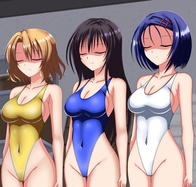 とらぶるから三人選んでハイグレ人間整列描いたよ
虚ろ目整列はいいものだ… 