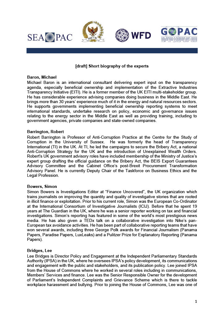 منظمة برلمانيون عرب ضد الفساد tweet media