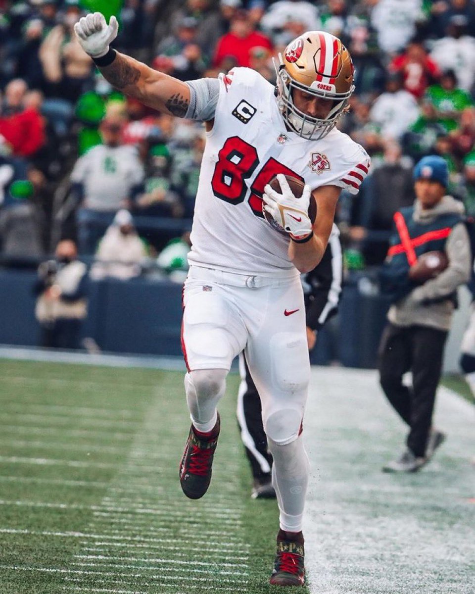 OurSf49ers's tweet photo. The #49ers will be wearing the White ‘94 throwbacks against Seattle on Thursday 🥶 https://t.co/krp1dMoIJo