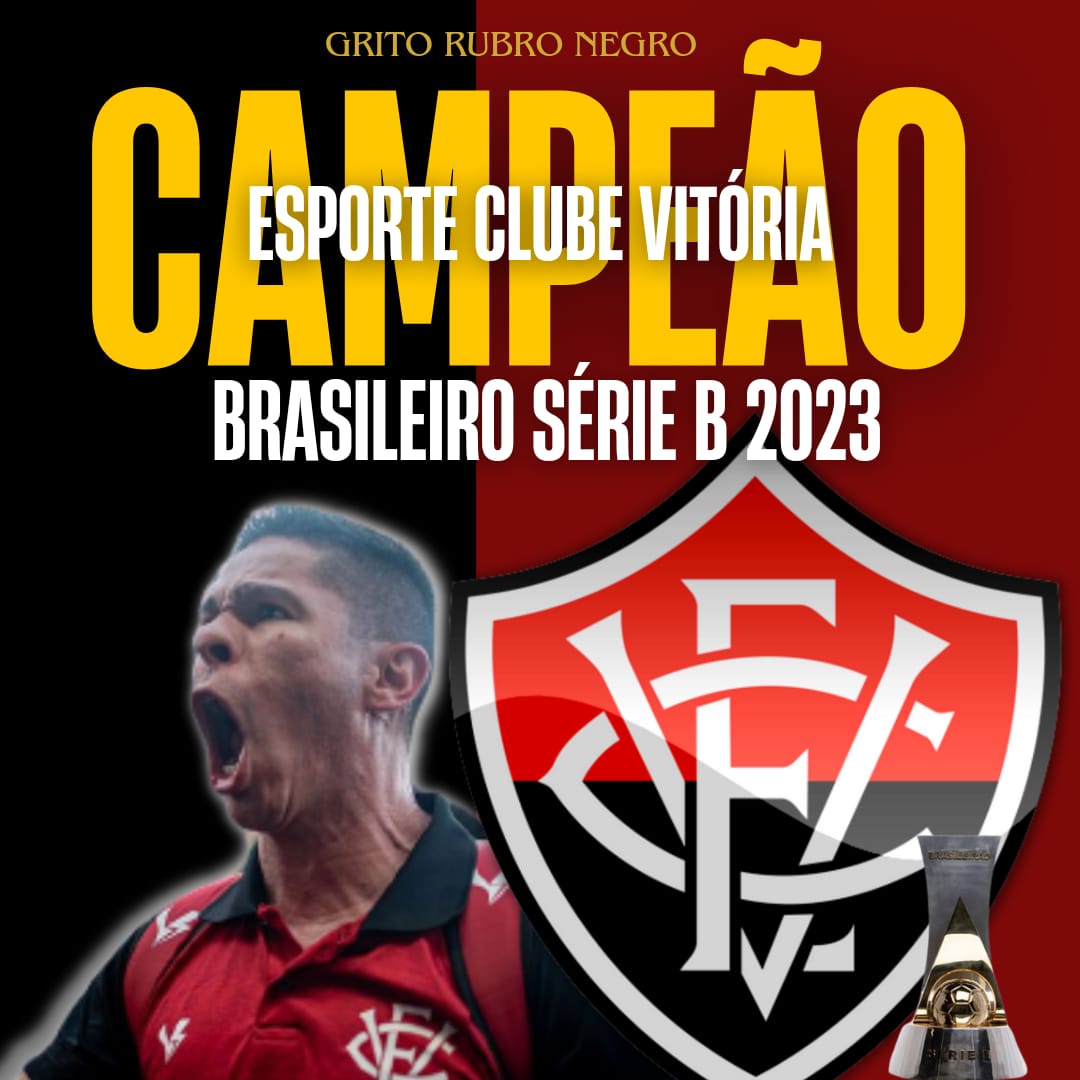 Jotazo's tweet photo. Parabéns ao Esporte Clube Vitória pela conquista do título.
Campeão Brasileiro da Série B de 2023. https://t.co/sHLoiWWfLw