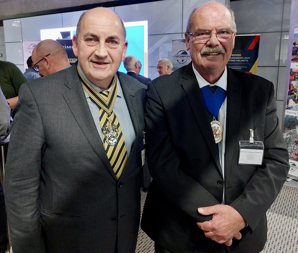 PlumbersCompany's tweet photo. The Master, David Adams attended an extraordinary lecture on 16 Nov offered by the Worshipful Company of Firefighters. The speakers were 3 brave men who work for UK International Search &amp; Rescue the team of first responders to earthquakes around world. https://t.co/EXgS1HnDKc