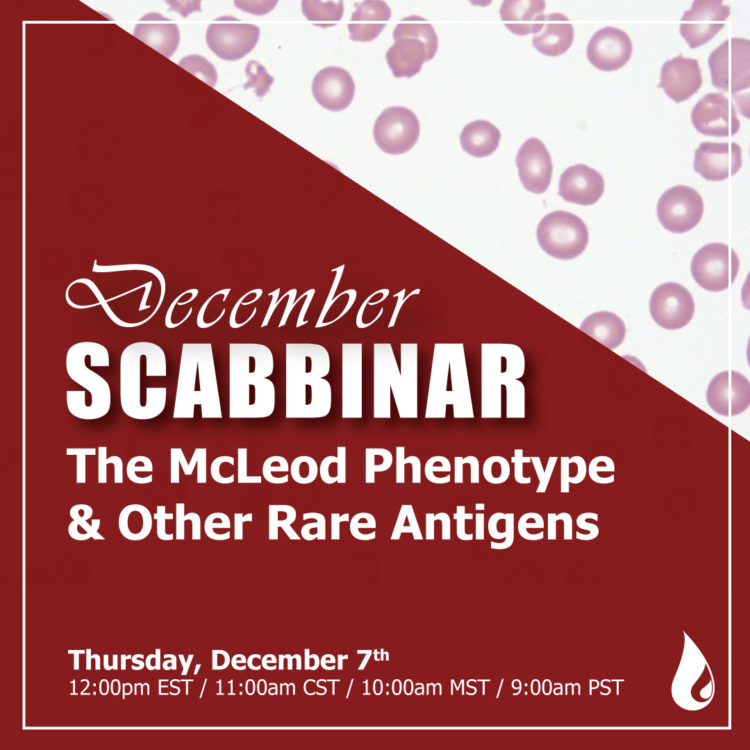 A membership with South Central is your ticket to FREE! SCABB is proud to offer SCABBinar’s completely free to individual and physician members. Register for the December 7th SCABBinar today. scabb.org/scabbinars.
Become a member!!  scabb.org/become-a-member