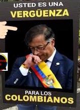 Petro se ha convertido en una vergüenza para Colombia, un ser lleno de odio, amante de los delincuentes y enemigo del empresario, emprendedor, comerciante, un mediocre que no es capaz de nombrar un equipo de nivel, pues el se cree sabelotodo. #DiloSinLlorar