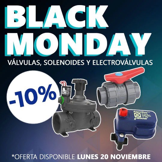 Mundoriego's tweet photo. ¡BLACK WEEK! HOY LUNES 20, 10% DE DESCUENTO EN VÁLVULAS, ELECTROVÁLVULAS Y SOLENOIDES

👇🏻👇🏻👇🏻👇🏻👇🏻
https://t.co/I9W24aZdhj

#FosasSepticas #agricultura #irrigation #Sostenibilidad #sistemaderiego #agua #riegoagricola #agricola #OfertasDeRiego #huertourbano #mundoriego https://t.co/C9iVrA5YFq