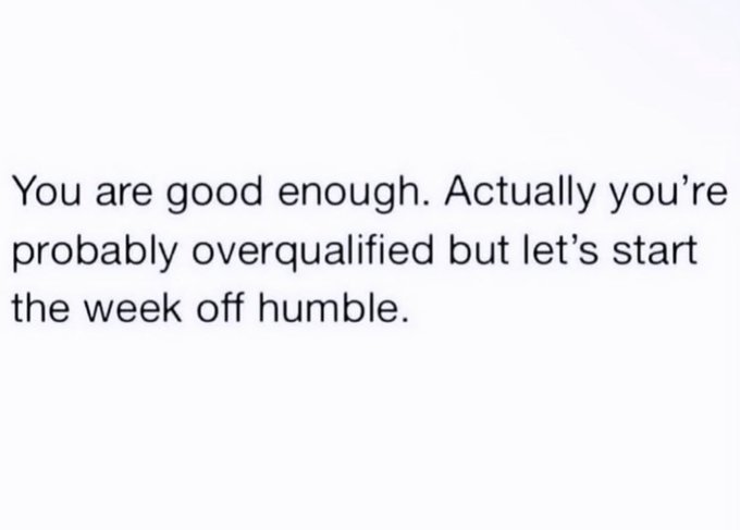 Monday Reminder - Go be GREAT! Have the day you deserve. 🌼#BeKind #StayHumble https://t.co/kkFtV912j<a href="/tag/bekind"class="tags"><span>#bekind</span></a><a href="/tag/stayhumble"class="tags"><span>#stayhumble</span></a>