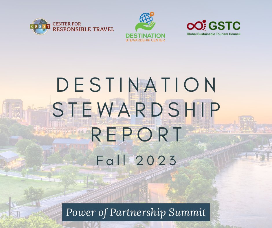 🌐 The Fall 2023 Destination Stewardship Report is out! 🌐  ➡️ Read the full issue: loom.ly/VkbMDWw 🤝 Read the Takeaways from the Power of Partnership Summit here: loom.ly/ye8N3XQ