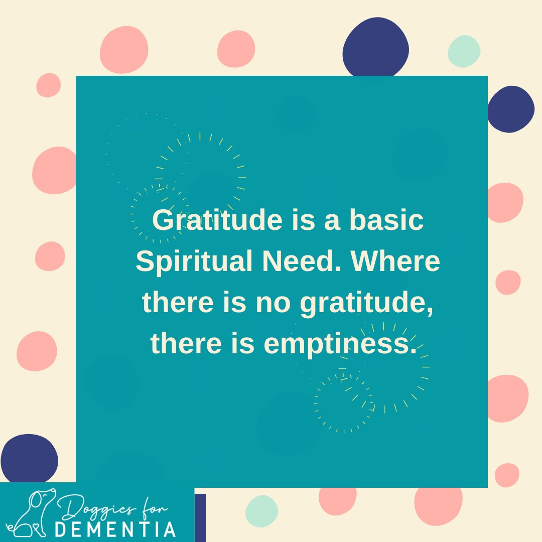 What are you grateful for today? DoggiesforDementia.org