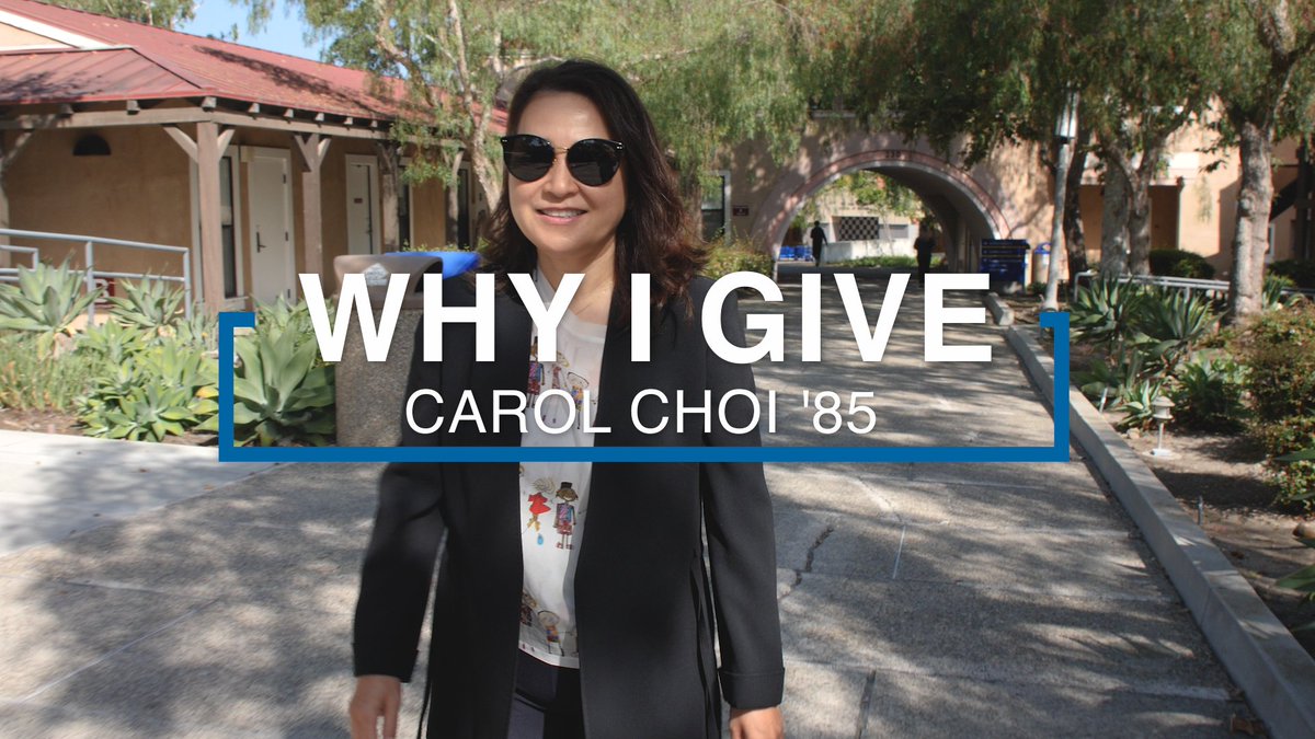 ✨Why I Give - Carol Choi '85✨ The trustee and member of the Brilliant Future campaign committee shares why she gives back to UCI: 'I feel very humbled and grateful for the opportunity because it impacts people and our future,' she says. 🎥 bit.ly/3sHTaqa