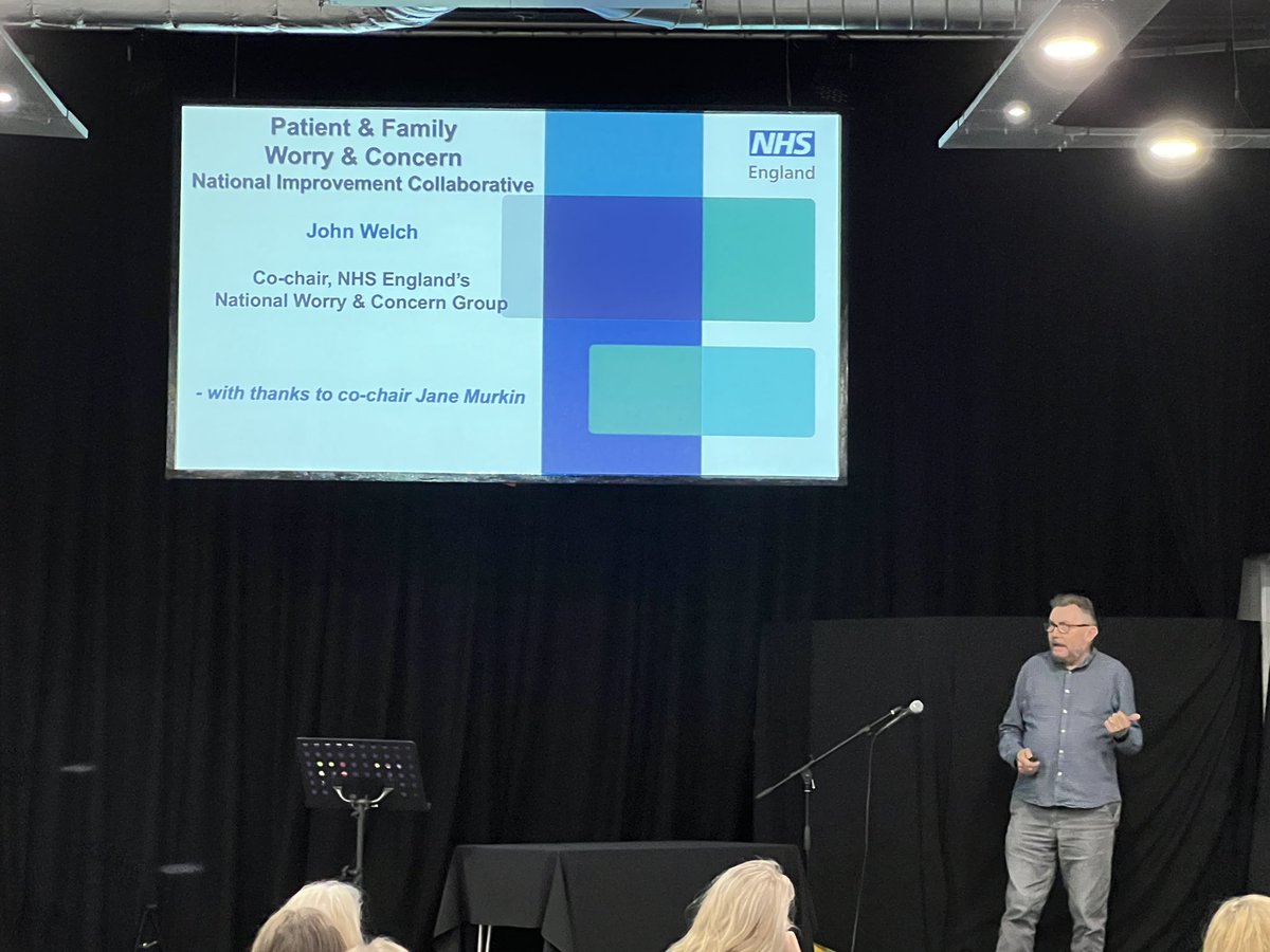michaelnertney's tweet photo. John Welch discussing the importance of the worry and concerns project. A vital tool for our patients. 

@SepsisSTnurse @UKsepsisnurses https://t.co/XupIzJTpmo