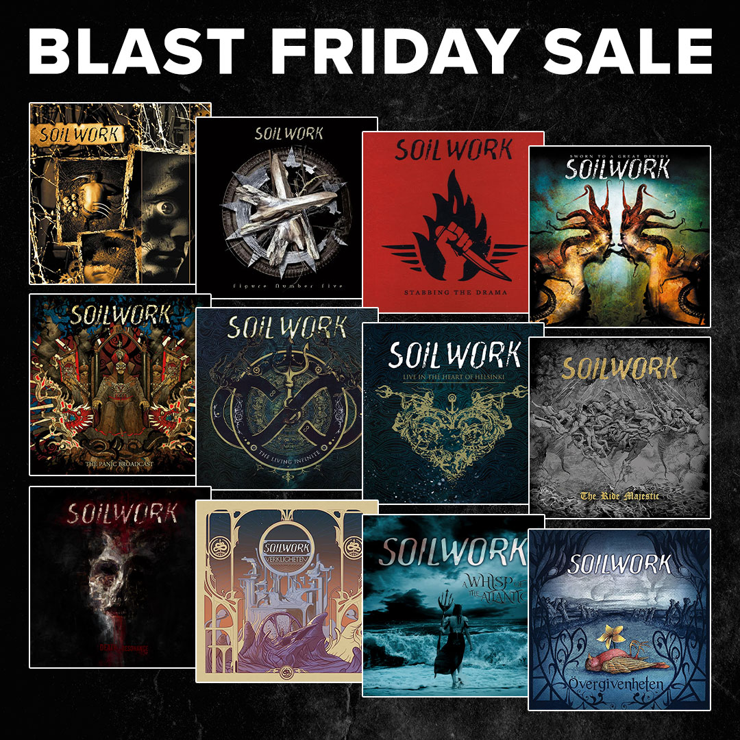 The Nuclear Blast U.S. store has select Soilwork releases on special through November 27th at geni.us/BlastFriday-US… Ships Worldwide! #soiwork #nuclearblastrecords