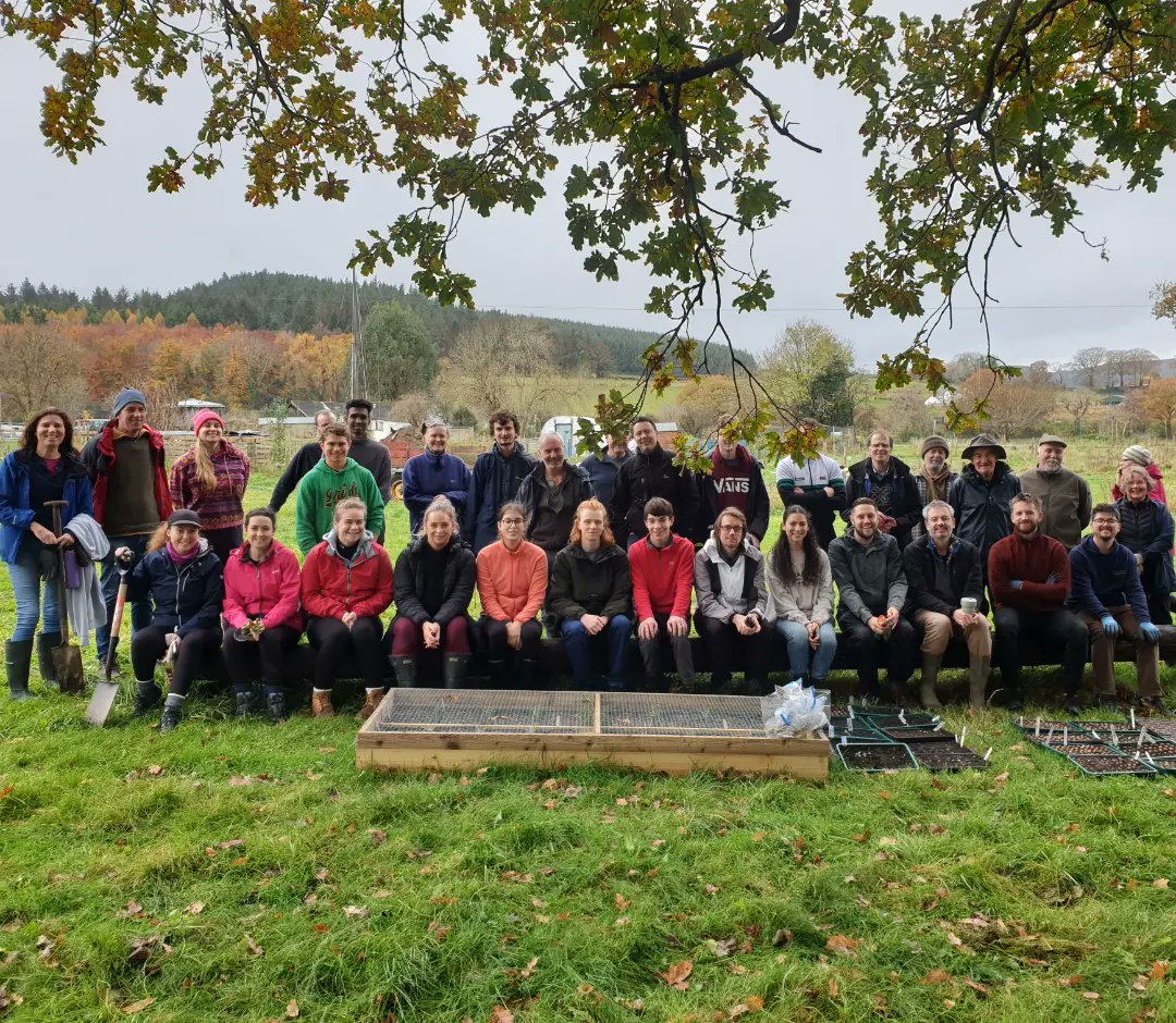 danny_alvey's tweet photo. Newtown has a new headquarters - that of ReWild Wicklow! I've been working on this one for a while with all the team and over the weekend we setup our base at Jacksmill Forest Gardens/Hub13. We've setup a very special community tree nursery to go with it of National Park oak. https://t.co/WPaKcnRAdx