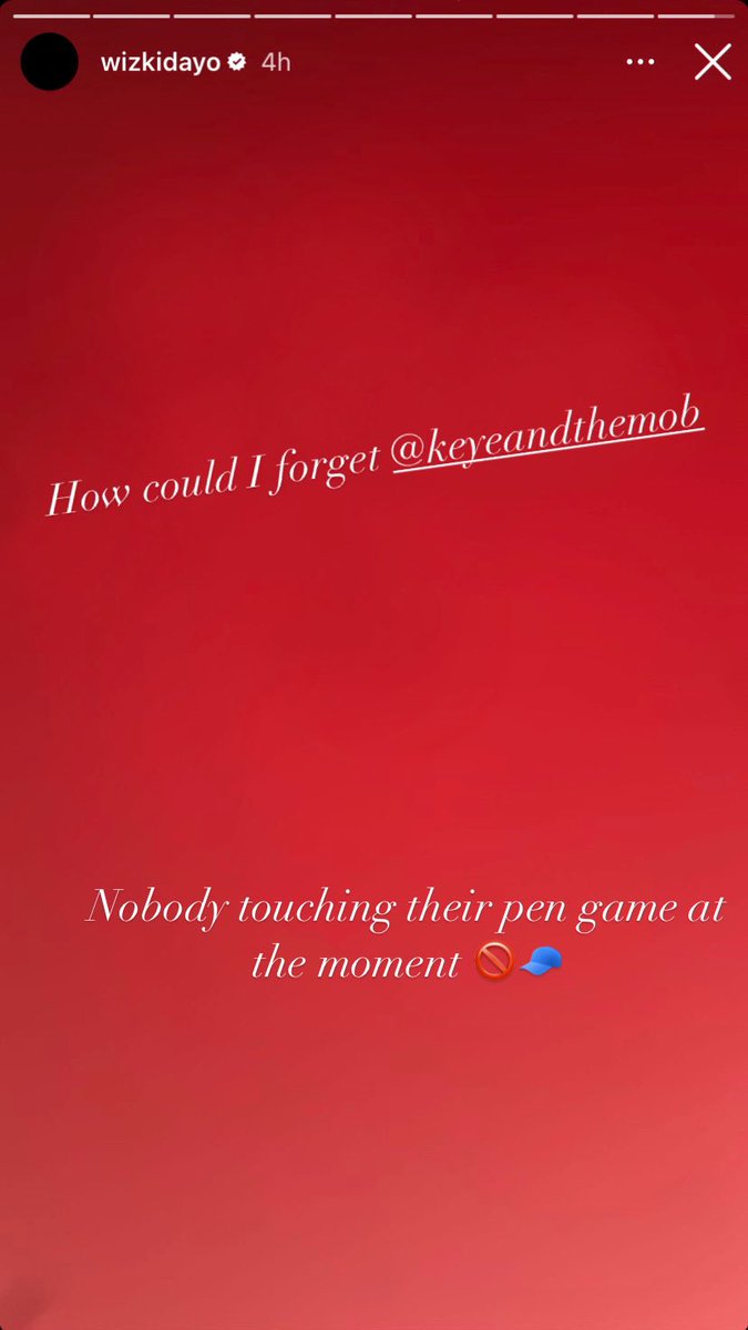 keyeandthemob's tweet photo. Yoo😧 @wizkidayo much love OG. What a start to the week😭🦅 https://t.co/v40D9q5QxC