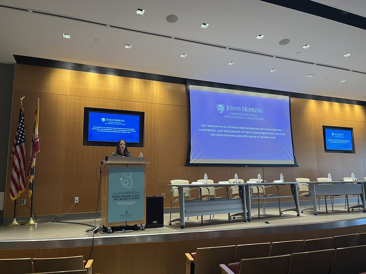 alystraussMD's tweet photo. The Malone Center of Engineering in Healthcare Symposium is starting! Very excited to hear the amazing talks and meeting some amazing people across @HopkinsMedicine and @HopkinsEngineer @JHUMCEH @AysePGurses @tpurnell1908 @SethShayMartin @KathyMcDonald @KimiaGhobadi @mdredze https://t.co/LrxGvIGbnG