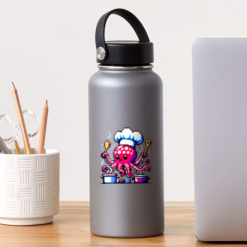 PixelPunksters's tweet photo. Dive into the pixel-perfect world of cooking with the 8-bit Octopus Chef! ππ©βπ³ Retro vibes meet culinary fun in this design. Perfect for kitchen art lovers and retro gaming fans! https://t.co/x2R4fbjNBd #findyourthing #redbubble #PixelArt #RetroCooking #KitchenDesign #RBandME https://t.co/wsaWnyGkw5