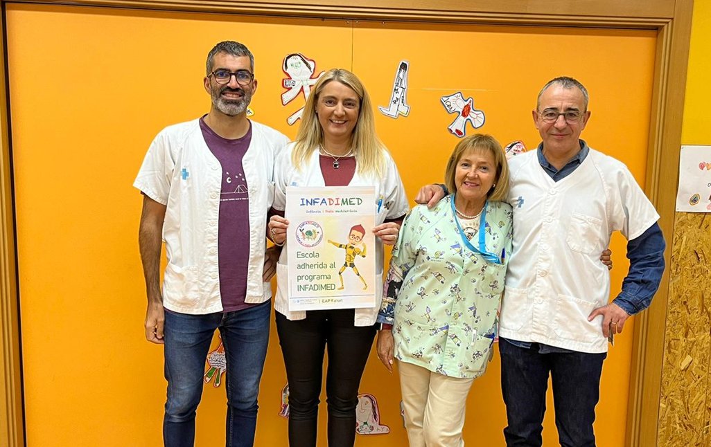 l'#EAPFalset ha iniciat amb èxit el programa #INFADIMED a l'escola Antoni Vilanova! 🍏💪 Impulsat per l'@ICS, aquest projecte promou hàbits de vida saludables entre els  alumnes per lluitar contra l'obesitat infantil i la contaminació  ambiental.
<a href="/infadimed/">INFADIMED ®</a> #promocio #salut