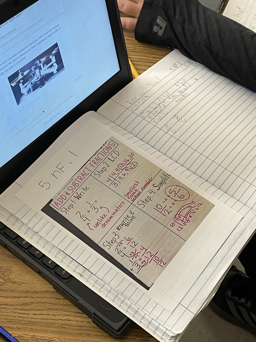 ProspectESNC's tweet photo. #resilientproblemsolvers in 5th grade! Students working on a fraction Escape Room! #UCPSPOG #TeamUCPS @AGHoulihan @UCPSNC https://t.co/c7oZW61mIT