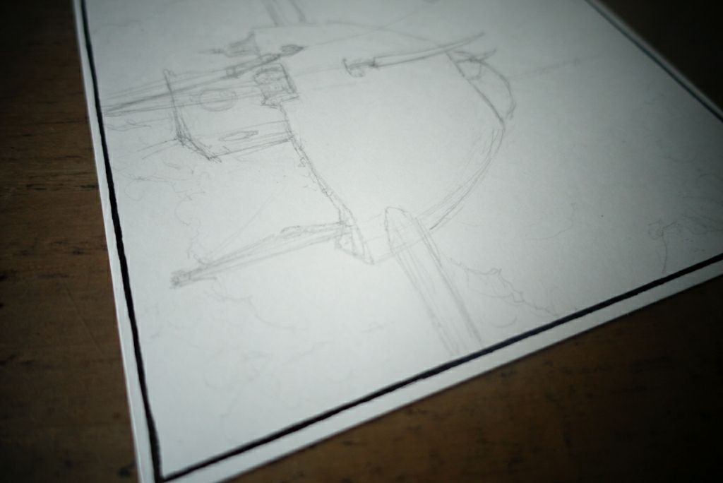 deerbard's tweet photo. Been more quiet recently due to a little cold I caught but here’s another WIP for #theFisherProject 

topic: „Tow” 

#theFisher 
#traditionalArt 
#comicbook https://t.co/nPpxad7gWv