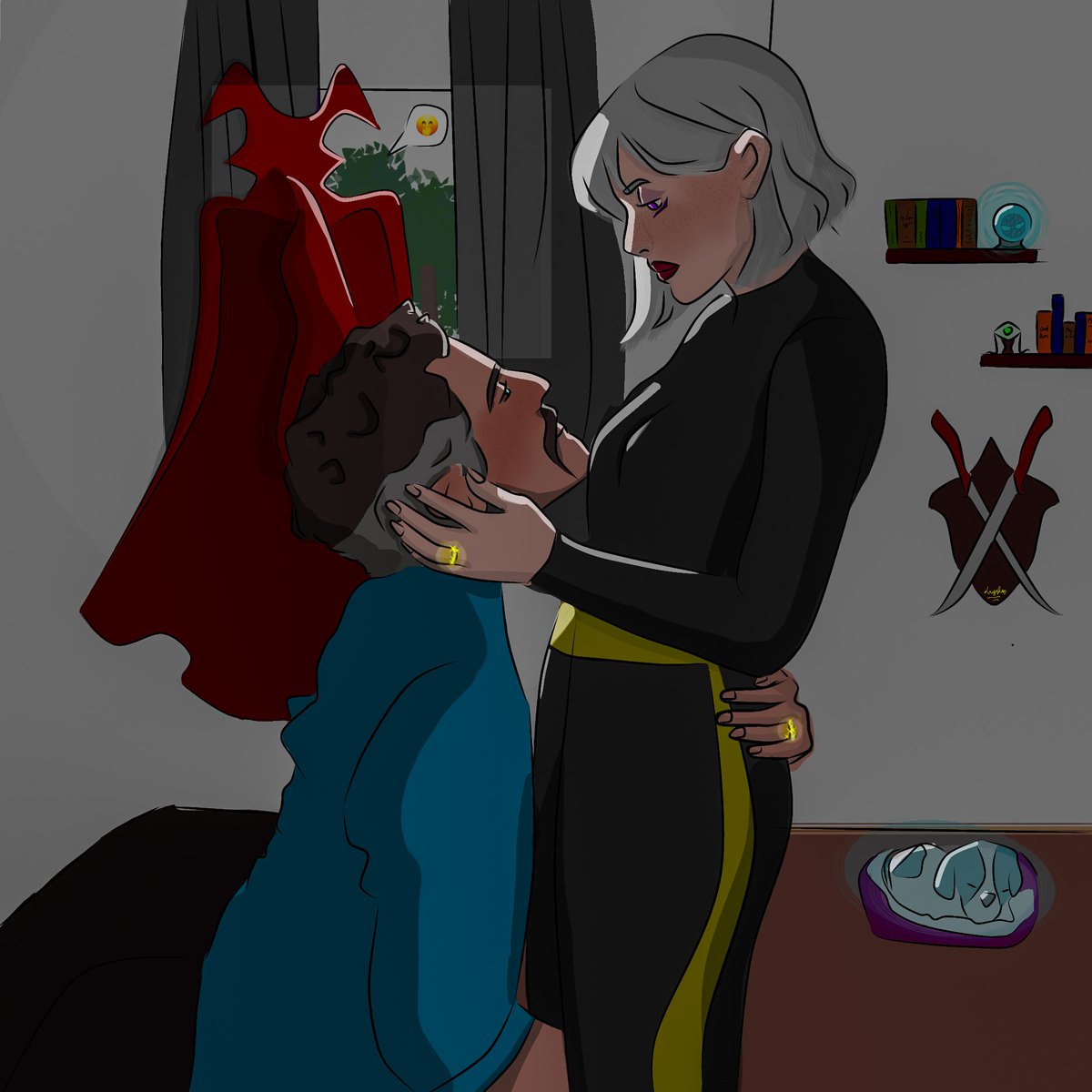 senhorastrange's tweet photo. 1st morning after the resurrection in STRANGE (2022-2023).
(open for better quality)
.
#doctorstrange #stephenstrange #clea #cleastrange #marvelfanart #thanksjed https://t.co/1KQg1SYzQQ