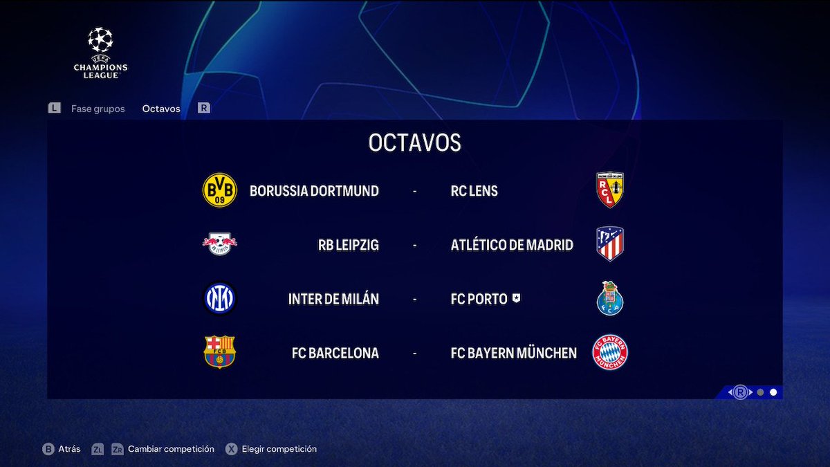 1602Isaac's tweet photo. Y ya se ha hecho el sorteo de los octavos de final y así han quedado las parejas, el Porto se medirá ante el Inter de Milán otro gigante dormido de esta competición. 🟢⚽ https://t.co/KOAbwFflQ4