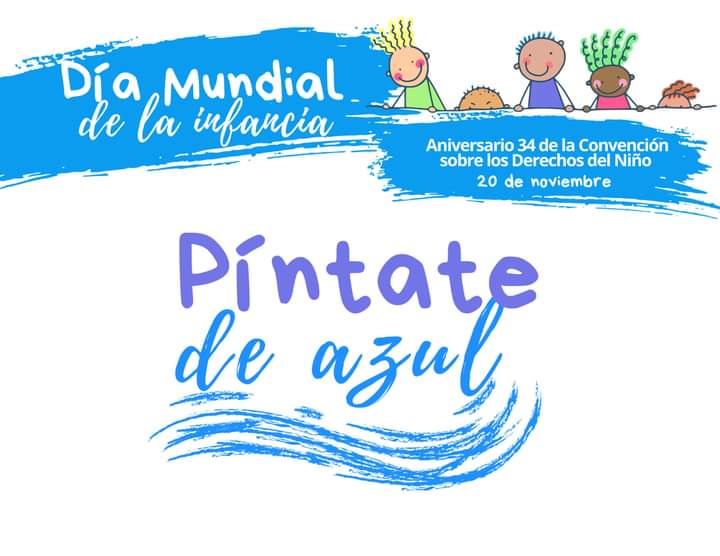 Por la felicidad y el bienestar de nuestros niños y niñas, en #Cuba somos capaces de hacer los más grandes sacrificios. 

#PíntateDeAzul y únete a esta celebración por el #DíaMundialDeLaInfancia y el aniversario 34 de la Convención sobre los Derechos del Niño.