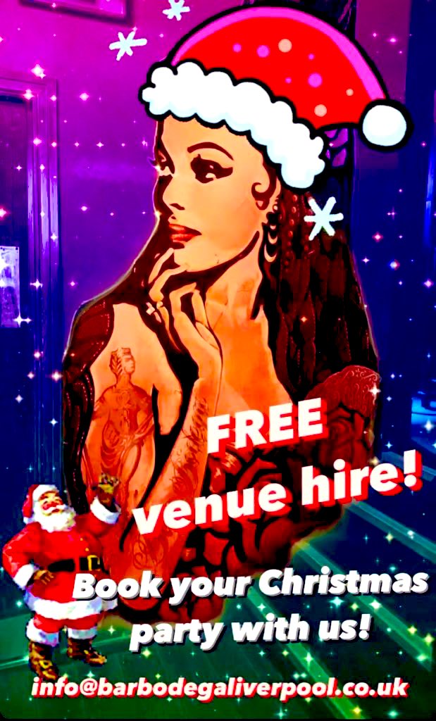 barbod3ga's tweet photo. Come join us under the mistletoe this Crimbo! 💋 Our Disco Den is the perfect FREE  venue hire for all your work/ friends/family gatherings!🎄🥂
 info@barbodegaliverpool.co.uk 

#basementbar #cocktails #party #christmas #dj #vibes #liverpool #discoden #liverpoolbars #nightlife https://t.co/ATMJ1rOa6g