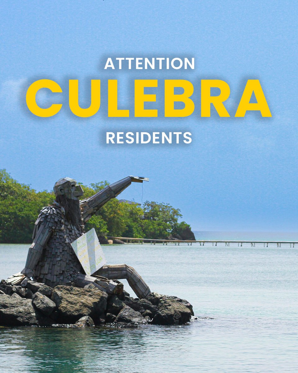 ¿Tiene preguntas sobre el Registro de Residentes de Culebra de Puerto Rico Ferry que garantiza que los residentes eviten pagar impuestos de no residentes? Visita puertoricoferry.com/culebra-reside… para obtener más información y completar tu solicitud.