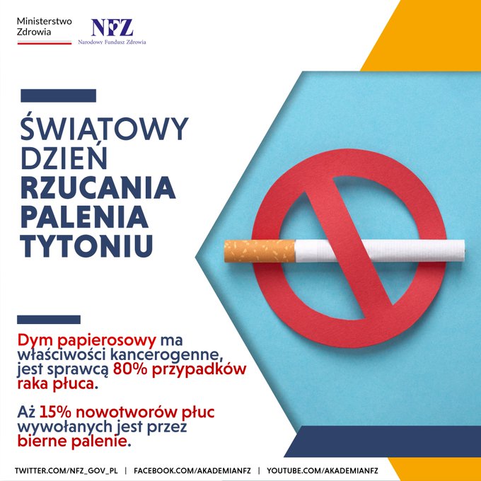 NFZ_Kielce's tweet photo. Palisz? Chcesz dowiedzieć się, jak skutecznie zerwać z nałogiem? 
Koniecznie przyjdź w środę, 22 listopada do #SOK @ŚwiętokrzyskiNFZ. Pomogą Ci specjaliści z #WSSE w #Kielce.
Będzie można także zmierzyć poziom:
📌tlenku węgla w wydychanym powietrzu
📌cukru
📌kwasu moczowego. https://t.co/woXhyMtLU5