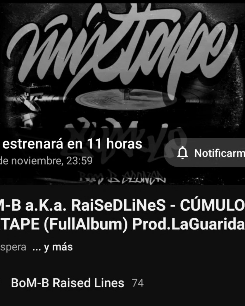 bombraisedlines's tweet photo. Es el día 
Bases @LaGuarida_131 
Grabado y mezclado @arenadigitaljc 
Matering @pasandoelbano

1 -Videoclip de uno de los temas, extraído de la MIXTAPE que se estrenará a las 20:00
2 -El estreno de la Mixtape en Youtube será a las 23:59
3 -Estreno en todas las demás plataformas https://t.co/erTTznYmGz
