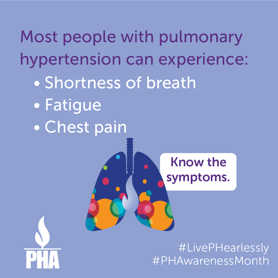 Symptoms of #pulmonaryhypertension are often mistaken for other common medical conditions such as #asthma or #COPD, making #PH a frequently misdiagnosed disease. Learn more about how to receive an accurate diagnosis. #PHAwarenessMonth ow.ly/WV6j50Q7XTC