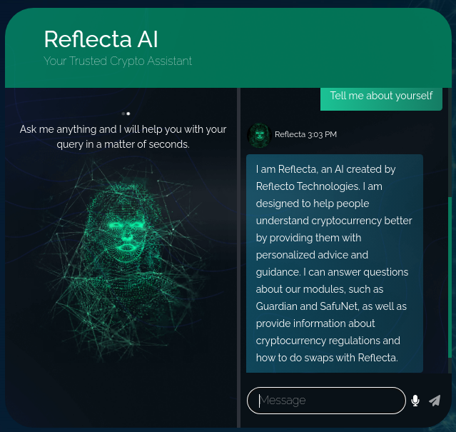 reflectocoin's tweet photo. We requested #Reflecta to share some insights about herself.
Follow her on Twitter @reflecta_safu.