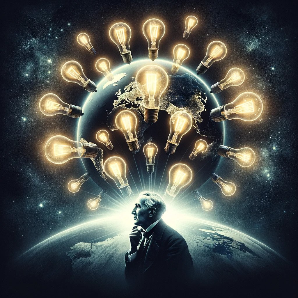 WayneLMarsh's tweet photo. Thomas Edison didn’t just invent the incandescent light, he envisioned and created a system for lighting the entire world... https://t.co/d0pde07SBJ