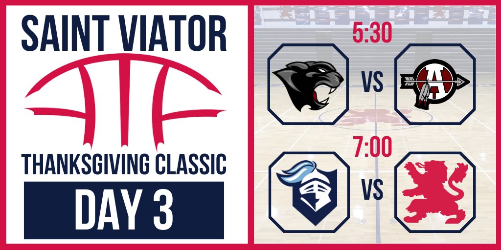 ViatorClassic's tweet photo. 3rd day of the @ViatorClassic coming at you! Starting with @ProvisoWBball vs. @SequoitHoops and then @ProspectHoops vs. @stviatorbball!
Join us in the gym or LIVE via @ViatorAthletics HudlTV:
https://t.co/CV1J4GTgAR
#ViatorClassic46 https://t.co/ppNdAINZzD
