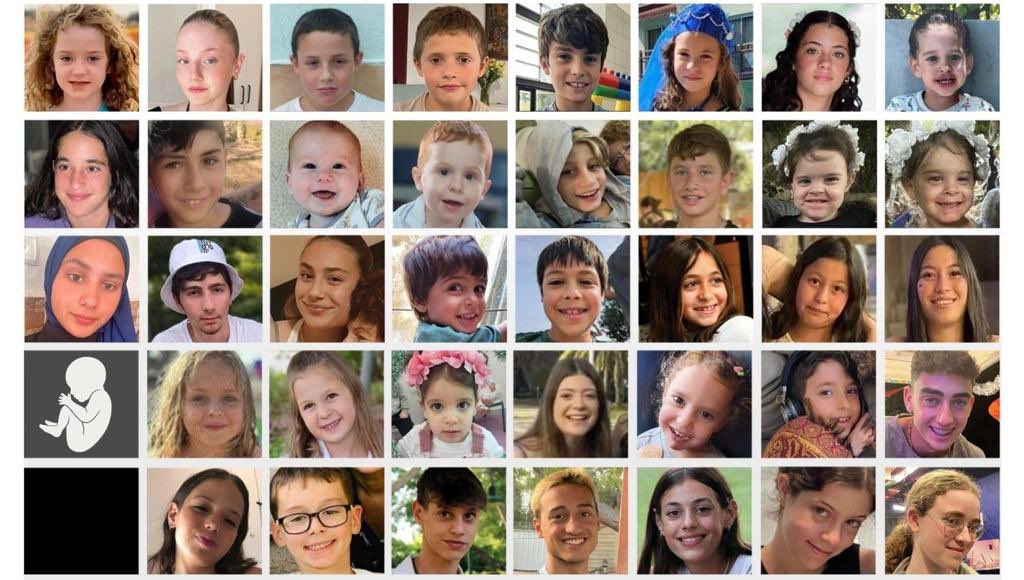 As the world celebrates #WorldChildrensDay , 40 children are being held hostage by terrorists in Gaza. 

Children who had to watch their families murdered before their eyes.

Children who had their innocence ripped away from them. 

Children who are still held hostage by savage