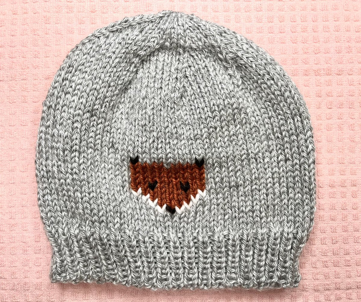Commissioned Knitted Fox Hat! ✅