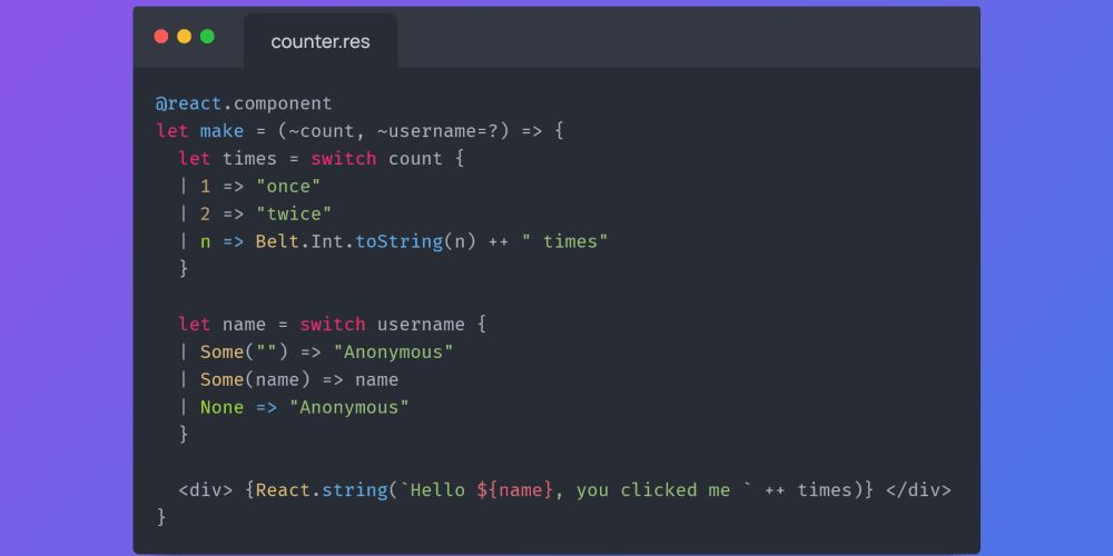 valpellegr's tweet image. Converting a JavaScript React app to a ReScript React app.
#rescript
#react
#webdev
#typescript
buff.ly/3QAPoH4
